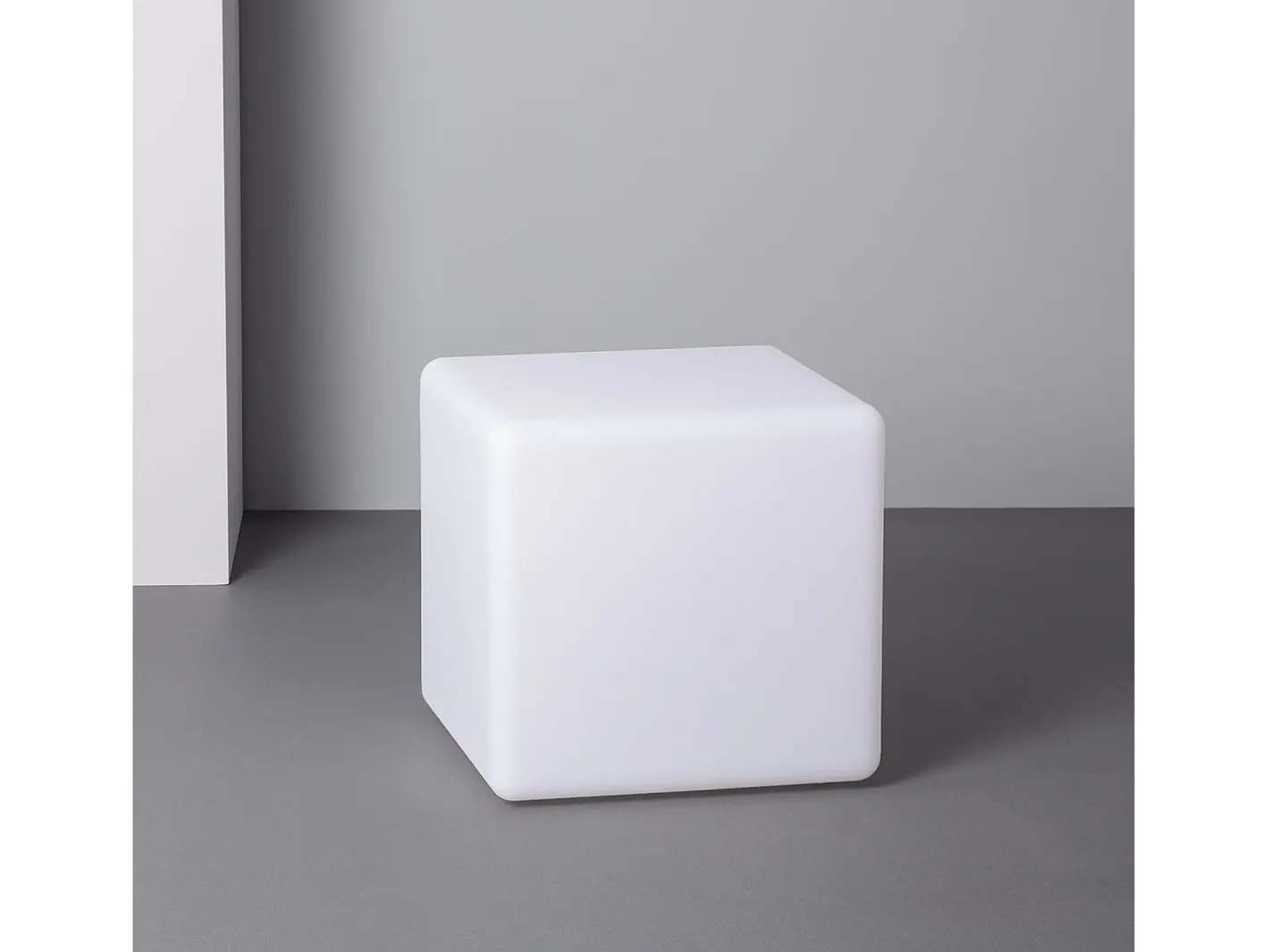 Sale Ledkia Cubo LED RGBW Recargable 40x40 cm 400 mm Blanco