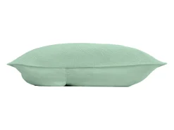 Douceur d'intérieur Cubre Cama Acolchado y 2 Fundas de Almohada Romane Verde