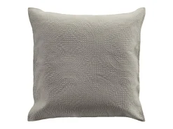 Douceur d'intérieur Ropa De Cama-Cubre Cama Acolchado y 2 Fundas de Almohada Romane Gris