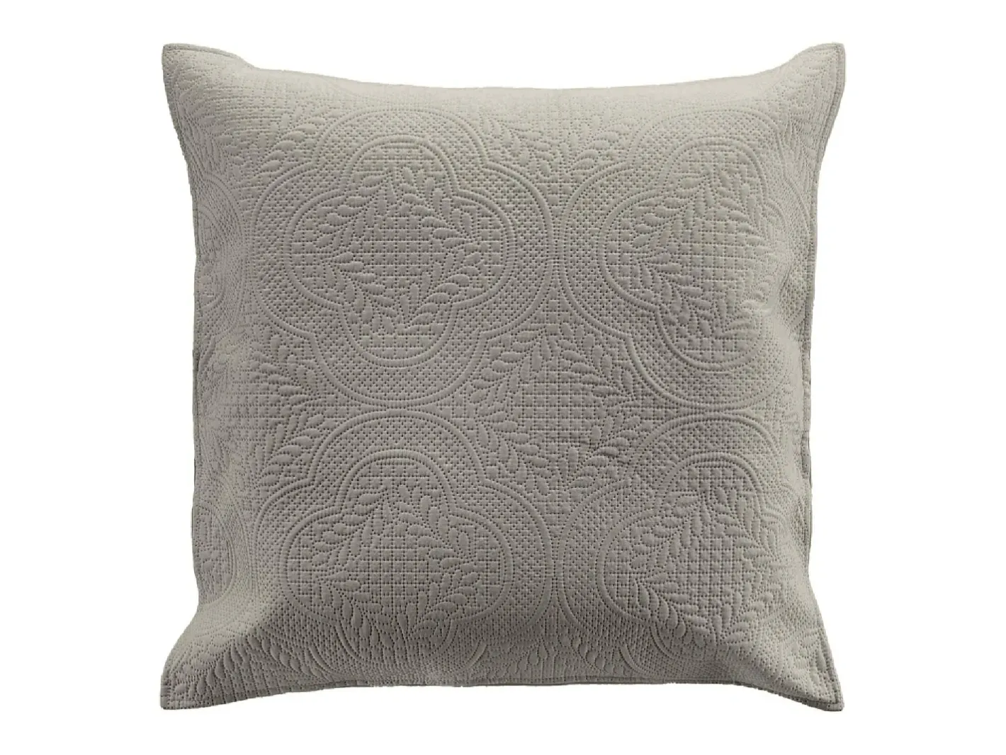 Douceur d'intérieur Ropa De Cama-Cubre Cama Acolchado y 2 Fundas de Almohada Romane Gris