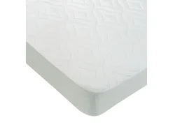 Outlet Cambia tus muebles Cubrecolchón acolchado de 90x190-200x26 cm absorbente y transpirable en blanco Zafir