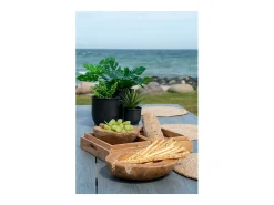 House Nordic Vajilla-Cuenco de teca Ø 30 x 10 cm Marru00f3n