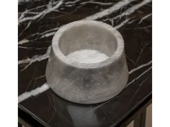 Outlet Cuenco decorativo de mármol Gris
