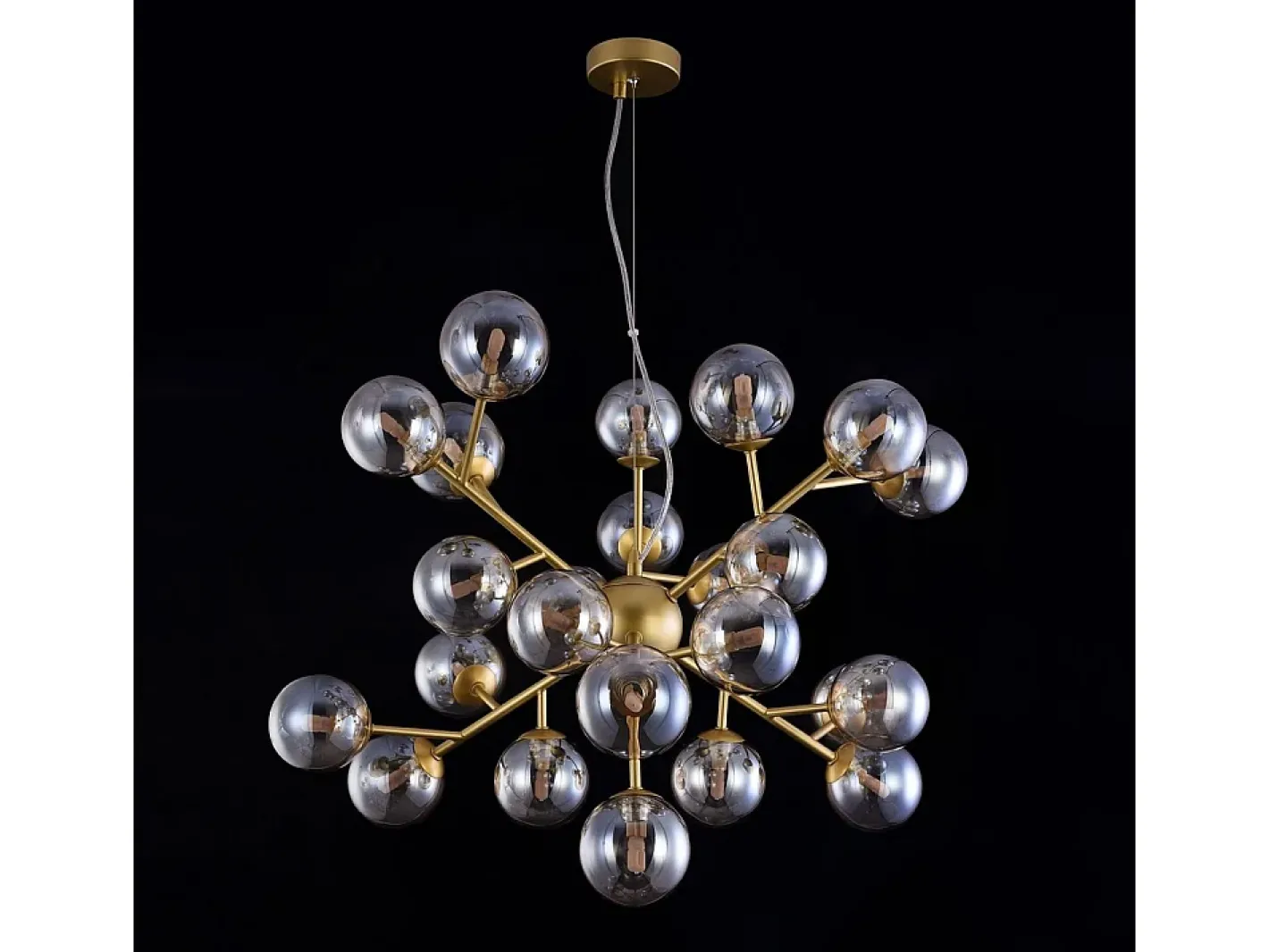 Maytoni Dallas Lámpara Colgante de Techo Dorada, 24 Luces, G9 Dorado New