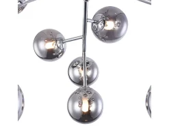 Maytoni Dallas Plafón Semi Empotrado Cromo, 12 Luces, G9 Gris Outlet