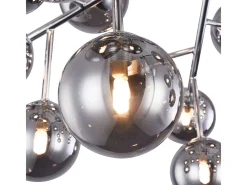 Maytoni Plafón-Dallas Plafón Semi Empotrado Cromo, 20 Luces, G9 Gris