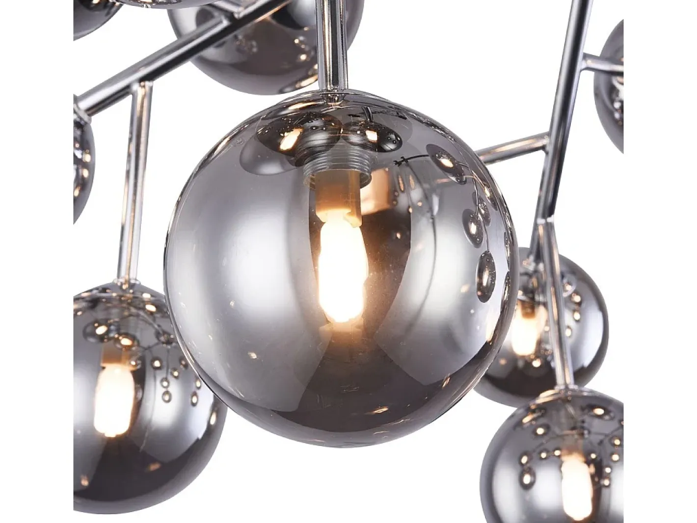 Maytoni Plafón-Dallas Plafón Semi Empotrado Cromo, 20 Luces, G9 Gris