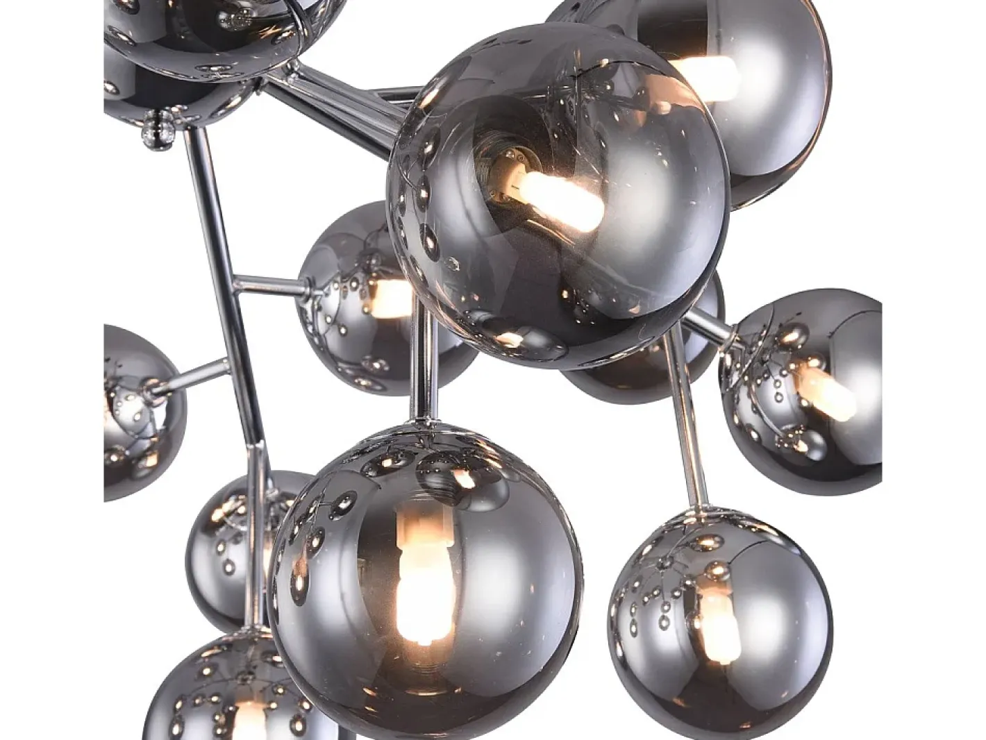 Maytoni Plafón-Dallas Plafón Semi Empotrado Cromo, 20 Luces, G9 Gris