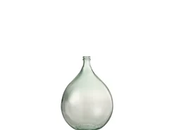 J-Line Dame jeanne de vidrio de 38x39x56 cm Transparente Hot