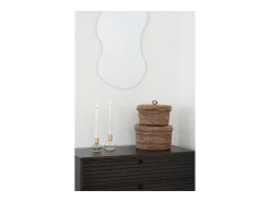 Les Tendances DESIO Set van 2 opbergmanden met deksel – natuurlijke jute Marru00f3n New