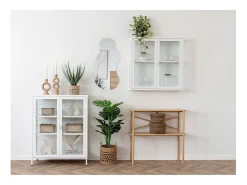 Les Tendances DESIO Set van 2 opbergmanden met deksel – natuurlijke jute Marru00f3n New