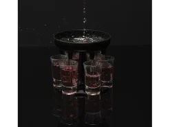 Mister Gadget Dispensador de 6 vasos de chupito s de 13 cm Negro Hot