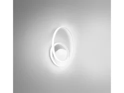 Diva - Aplique 20W luz cálida 3000K IP20 - Aplique LED de diseño moderno - LED integrado 37x29 Blanco Clearance