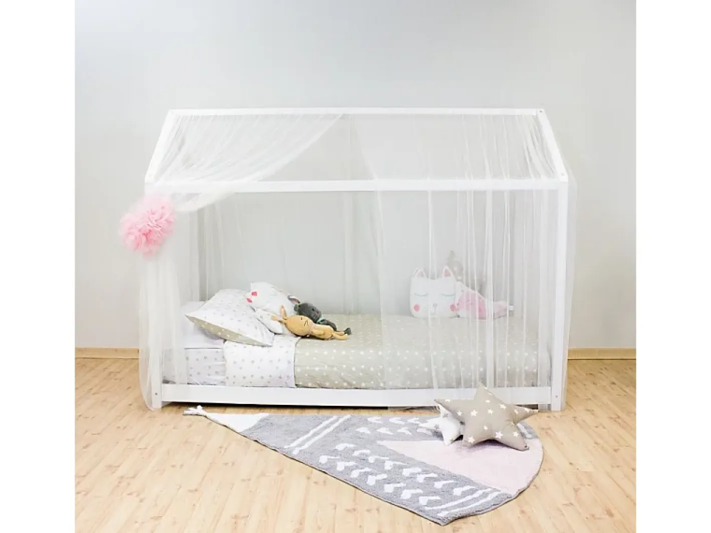 New Dosel para Swayer y Montessori tul 200x167cm Blanco