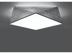 Sollux Lighting Downlight da superficie Flush Light Argento E27 Downlights de superficie Flush Light E27 Plateado Online