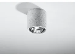 Sollux Lighting Downlight da superficie Incasso grigio chiaro GU10 Focos empotrables en superficie claro GU10 Gris