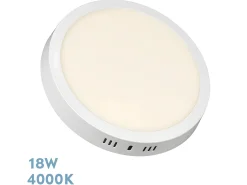 AKUNADECOR Downlight De Superficie Redondo Modelo Thulita 18w Blanco Discount