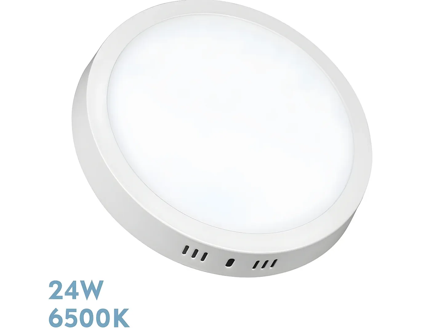 AKUNADECOR Plafón-Downlight De Superficie Thulita 24w 6500k Blanco