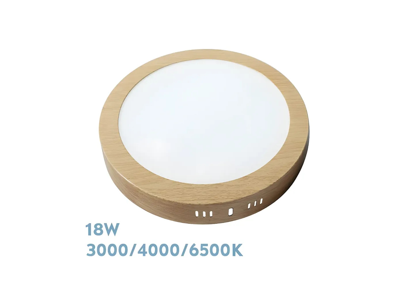 Best AKUNADECOR Downlight Diorita Redondo Color 18w 3000k-4000k-6500k Marru00f3n