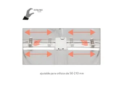 AKUNADECOR Iluminación Exterior-Downlight Empotrable Led Modelo Providencia Cromo Plateado