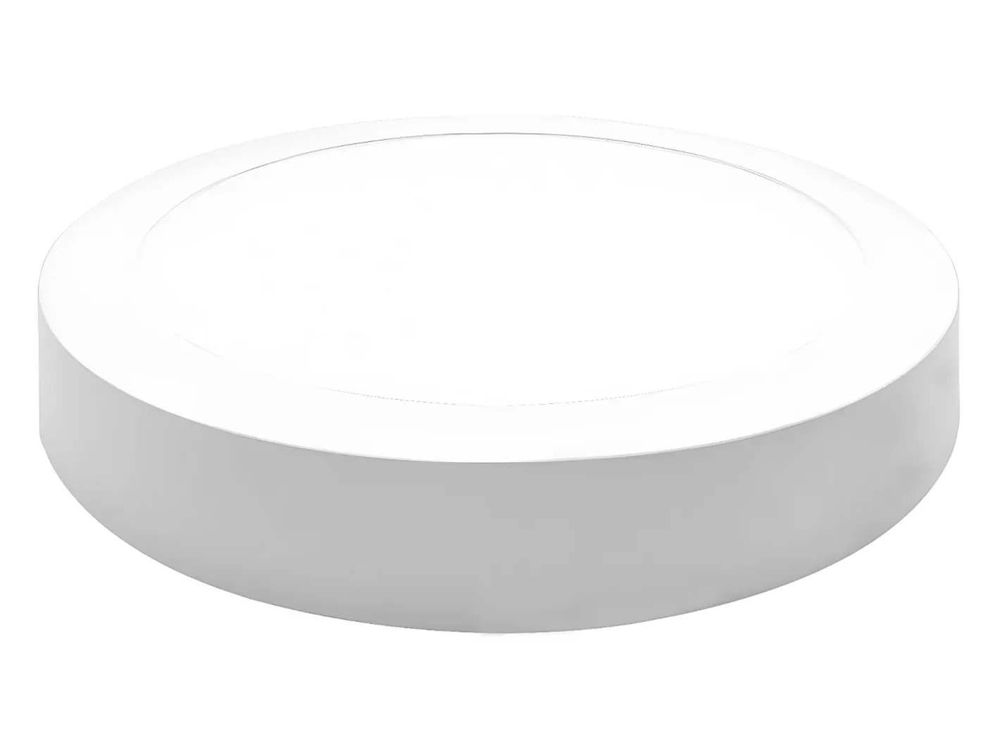 7H SEVENON Plafón-Downlight LED de Superficie Redondo 18W 1440lm Ø22,5cm 4000K 40000H 7hSevenOn Blanco