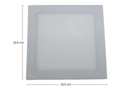 Hot PRIMER LEADER Downlight LED Ultraslim Cuadrado 15W 1100lm 22.5x22.5cm 4000K 25000H Blanco