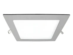 7H SEVENON Plafón-Downlight LED Ultraslim Empotrable Cuadrado 15W 1100lm 20,5x20,5cm 4000K Aluminio 7hSevenOn Gris