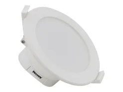 Ledkia Iluminación Exterior-Downlight LED 10W Circular Baño IP44 Corte Ø 88 mm 4000K Blanco Neutro Transparente