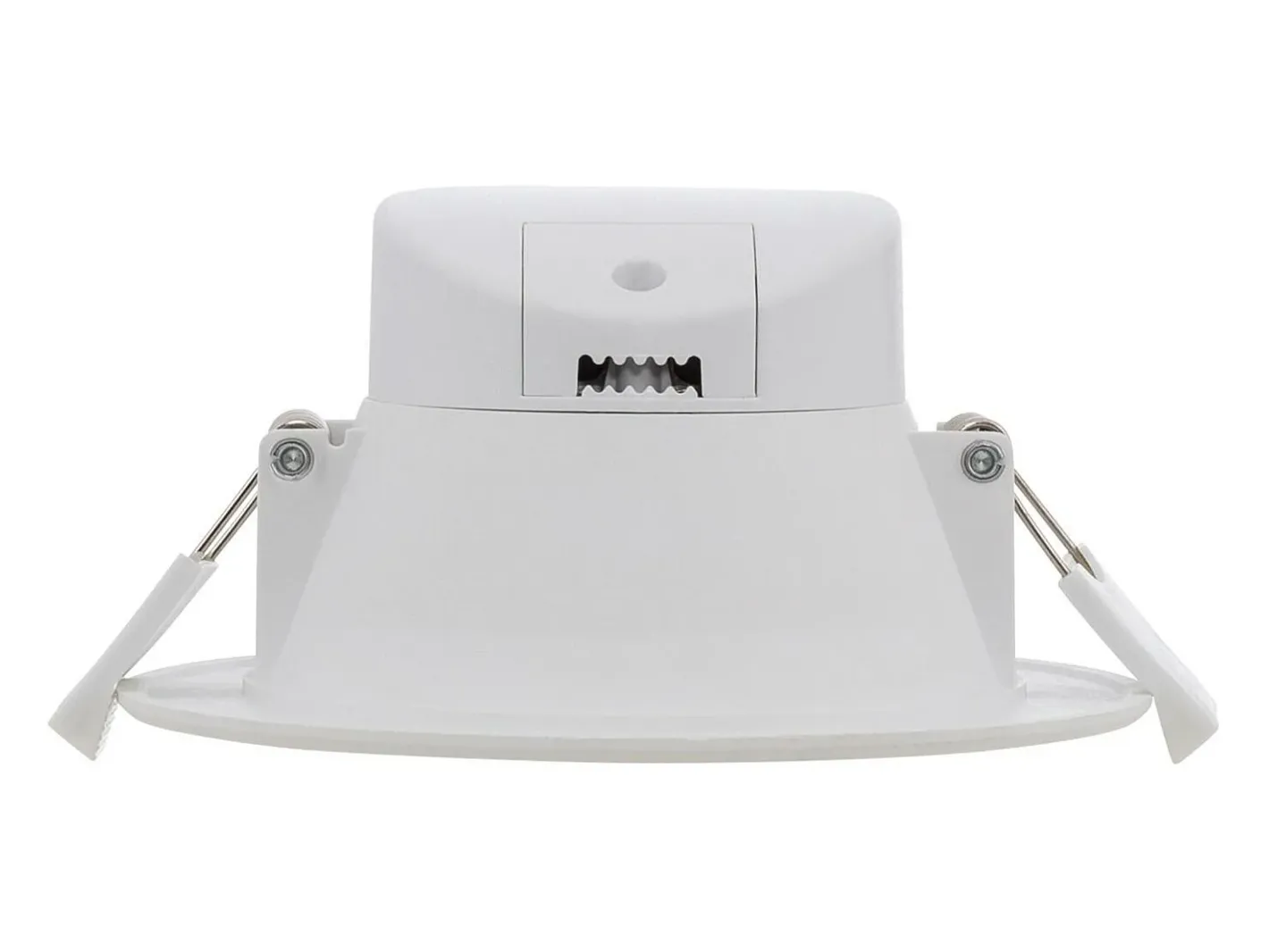 Ledkia Iluminación Exterior-Downlight LED 10W Circular Baño IP44 Corte Ø 88 mm 4000K Blanco Neutro Transparente