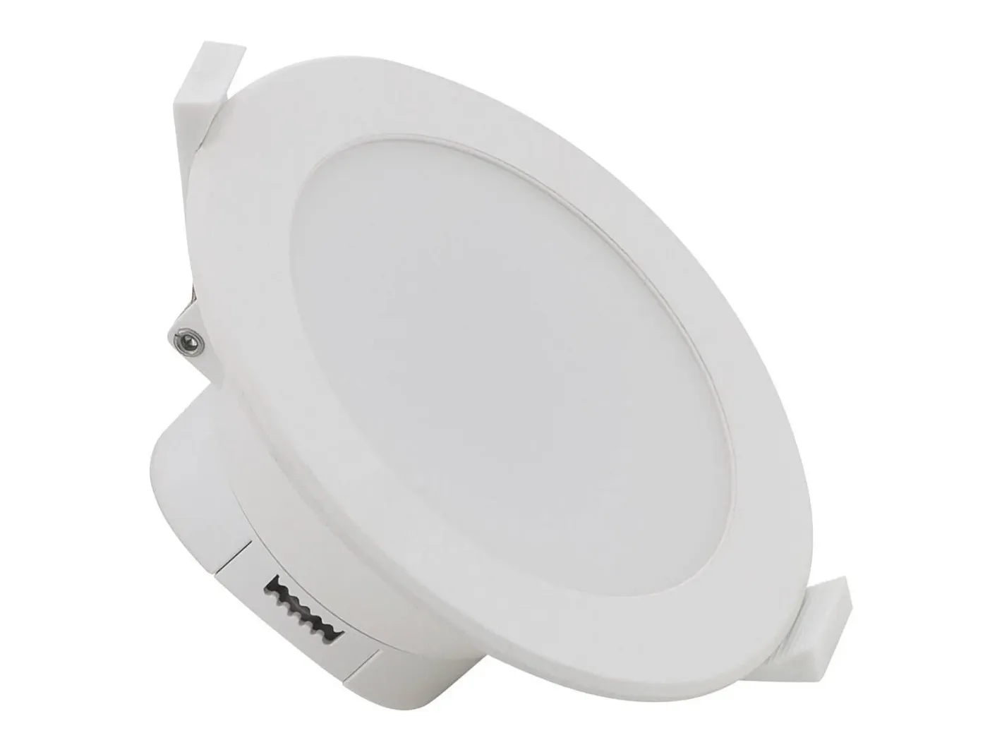 Ledkia Downlight LED 15W Circular Baño IP44 Corte Ø 115 mm 2700K Cálido Blanco Clearance