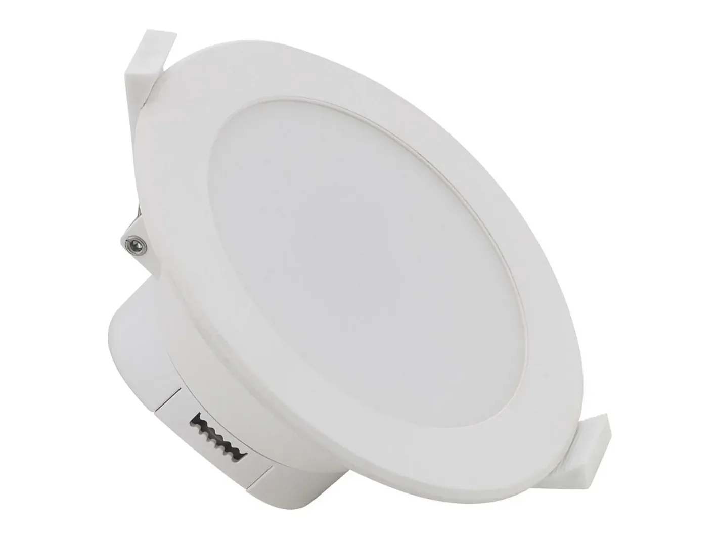 Ledkia Downlight LED 15W Circular Baño IP44 Corte Ø 115 mm 2700K Cálido Blanco Clearance