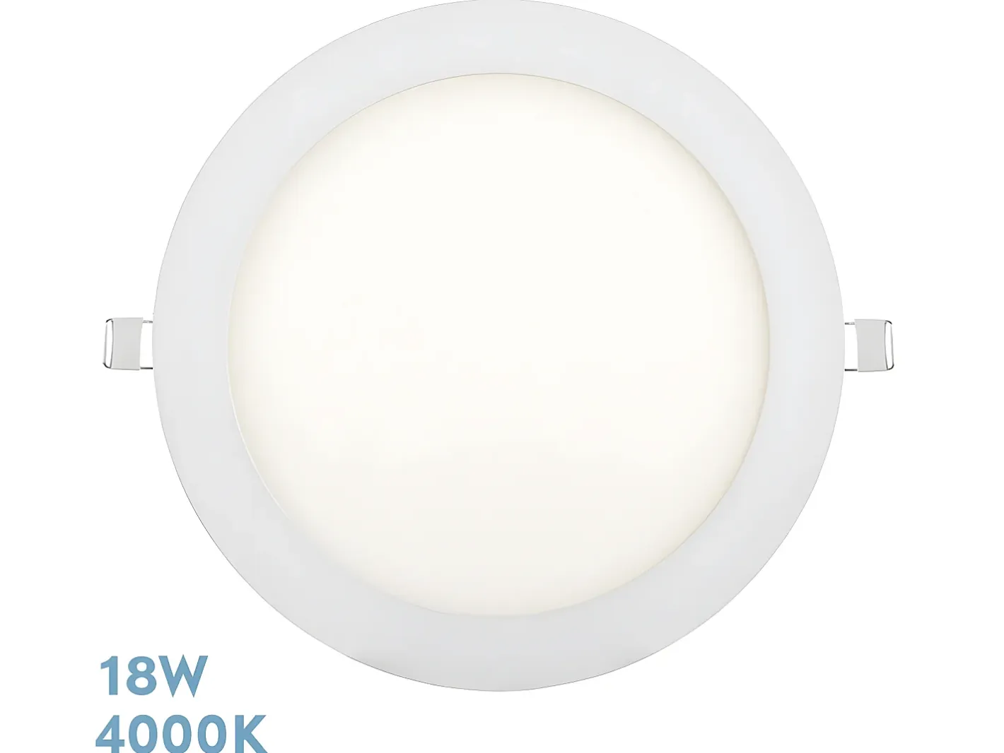 AKUNADECOR Iluminación Exterior-Downlight Redondo Tanzanita 18w 4000k 1440lm Blanco