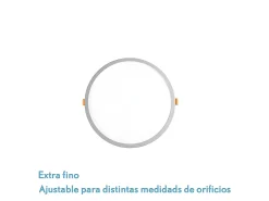 Hot AKUNADECOR Downlight 8w Empotrable Corte Ajustable 5-10,5d Lejania Blanco