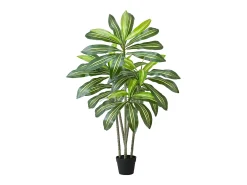 Discount Dracaena Artificial SucceBuy, 1,5 m, Planta Artificial Tropical en Maceta Blanca, Falso Árbol Tropical, Planta Falsa Hojas Polietileno para Salón, Oficina Verde