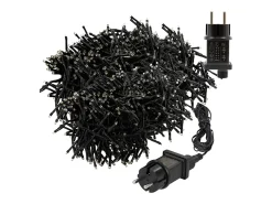 Outlet ECD Germany Luces navideñas 2016 LEDs 14,5m blanco cálido guirnalda luminosa impermeable interior/exterior IP44 iluminación para árbol de navidad Verde