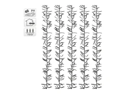 Outlet ECD Germany Luces navideñas 2016 LEDs 14,5m blanco cálido guirnalda luminosa impermeable interior/exterior IP44 iluminación para árbol de navidad Verde