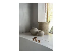 Sale Bazar Bizar El Jarrón Belly - Hormigón Natural - L Gris