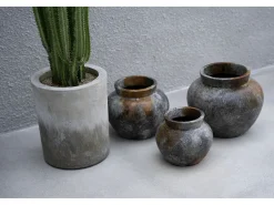 Bazar Bizar El Jarrón Funky - Antiguo - S Gris Discount