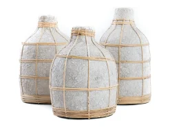 Bazar Bizar Jarrón-El Jarrón Whoopy - Concreto Natural - S Gris