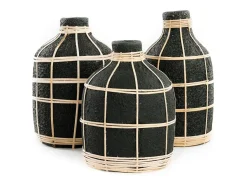 Best Bazar Bizar El Jarrón Whoopy - Natural - L Negro