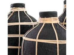 Bazar Bizar El Jarrón Whoopy - Natural - S Negro Outlet