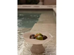 Clearance Bazar Bizar El Soporte De Frutas Orgánico De Resina - Rosa Blanco Rosa / Blanco