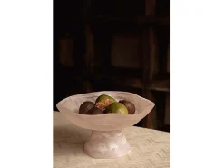 Clearance Bazar Bizar El Soporte De Frutas Orgánico De Resina - Rosa Blanco Rosa / Blanco