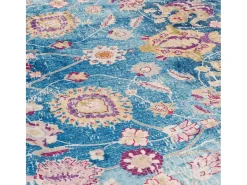 Garden Furniture Elsje Alfombra lavable antideslizante multicolor 160x230 cm Azul Discount