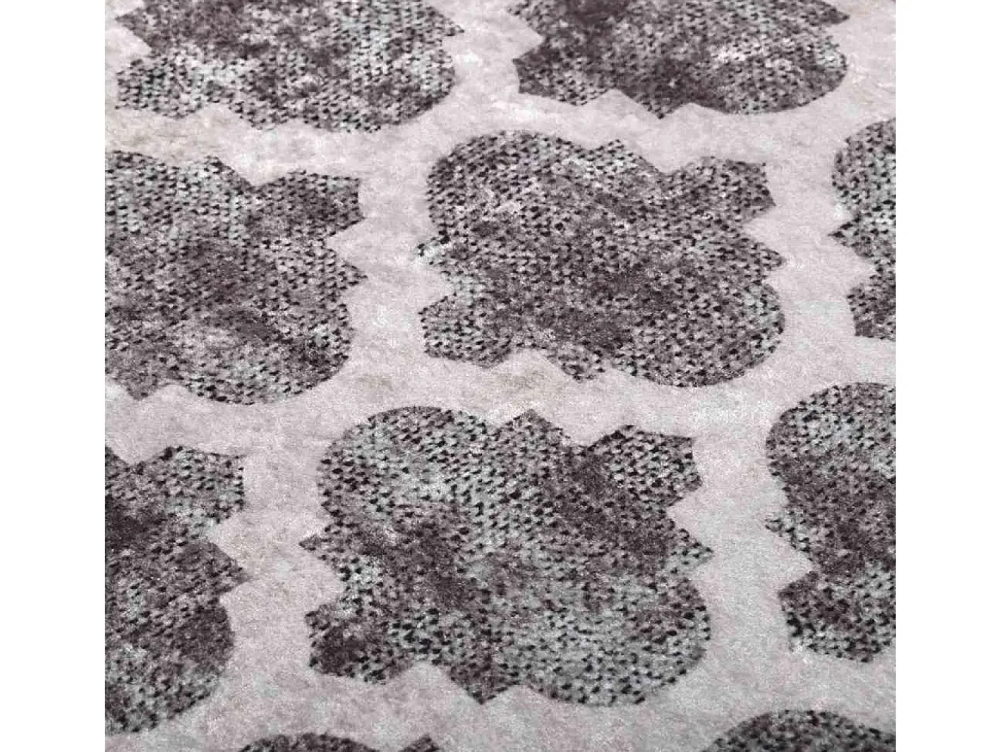 Garden Furniture Alfombra De Salón-Elsje Alfombra lavable antideslizante multicolor 120x180 cm Gris
