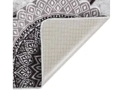 Garden Furniture Elsje Alfombra lavable antideslizante multicolor 120x180 cm Gris Hot