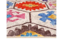 Garden Furniture Elsje Alfombra lavable antideslizante 80x150 cm Multicolor