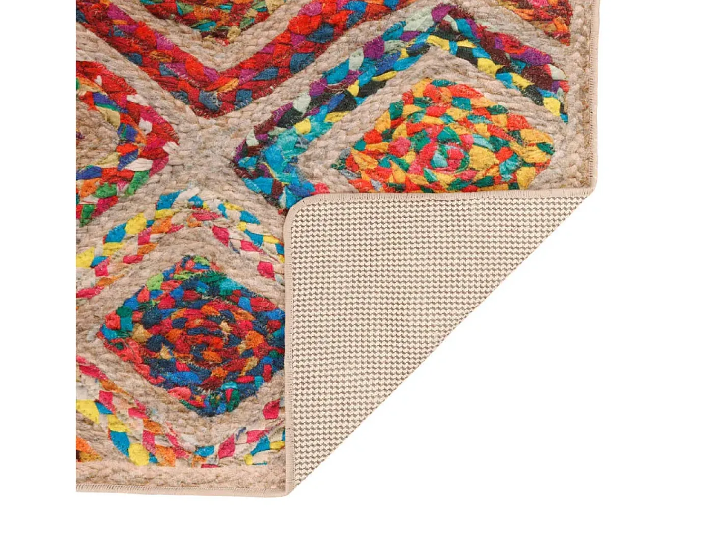 Garden Furniture Elsje Alfombra lavable antideslizante 80x150 cm Multicolor