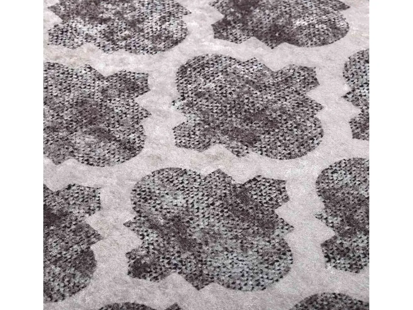 Garden Furniture Alfombra De Salón-Elsje Alfombra lavable patchwork antideslizante multicolor 80x300 cm Gris