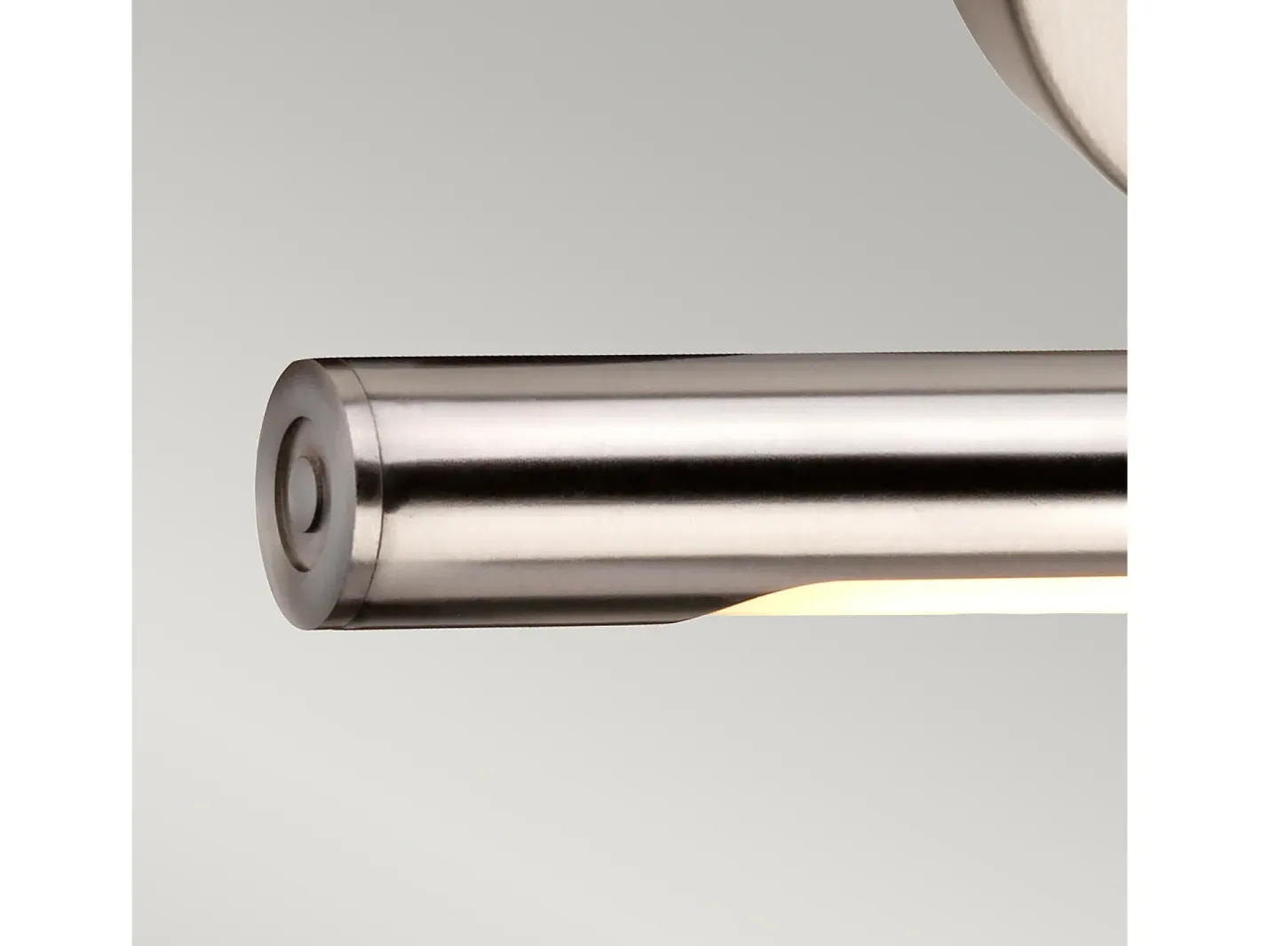 Aplique Para Pared-Elstead Alton LED 1 Ljus Liten Bild Vägglampa Borstad Nickel Gris